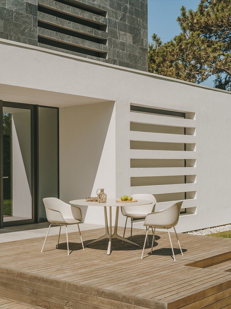 Круглый садовый стол HPL Lapalma TRAIL OUTDOOR ARCH-00064579 - Вид №8