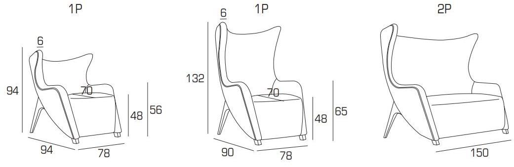 Adrenalina Кресло из ткани Gea sun-id-1473549 - Вид №8