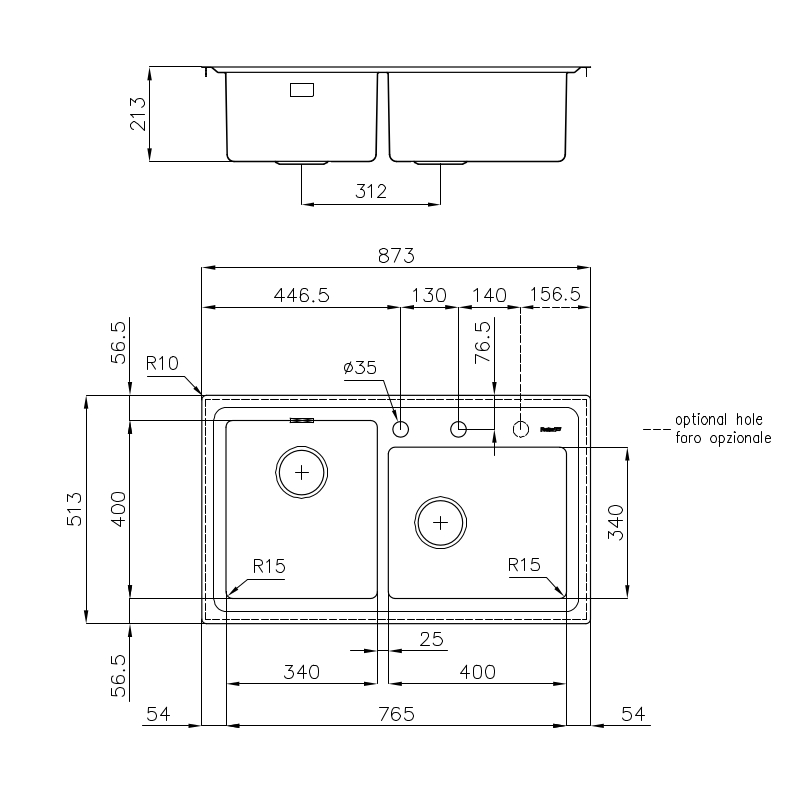 4385050 Мойка S4000 4385050 Fosterspa  - Вид №1