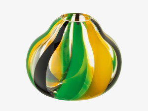 Ваза из дутого стекла