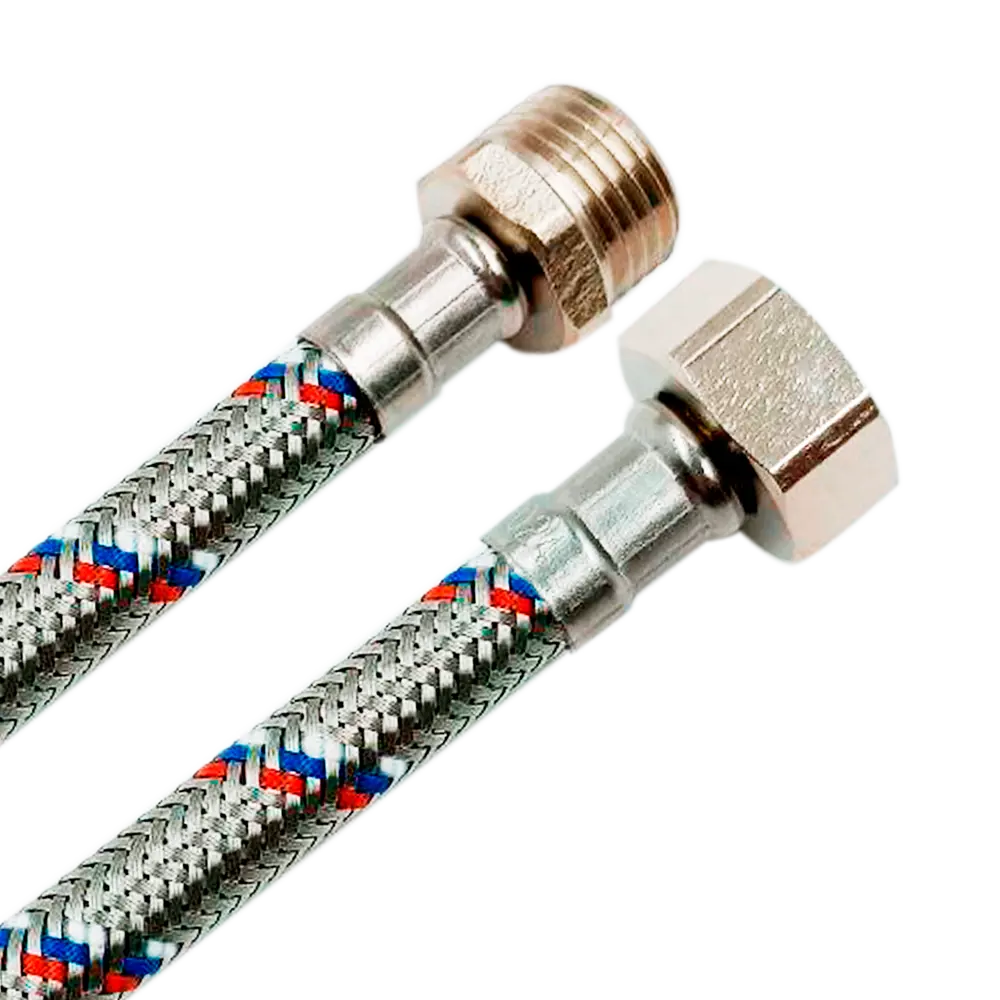 Гибкая подводка РОСТЕРМ для водоснабжения 1/2" 80 см 89409397 STLM-1569778