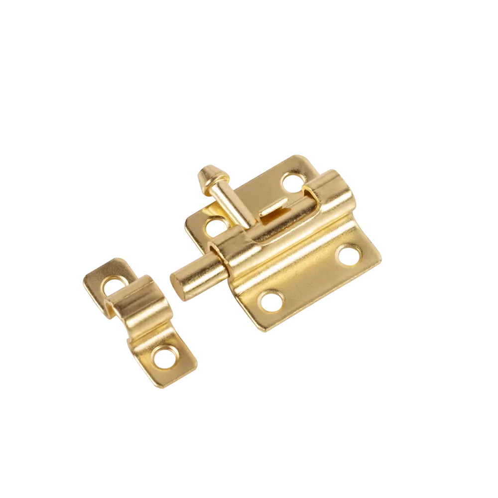 Шпингалет Ajax ЗТ-4 сталь цвет золотистый/цинк STLM-2084760 - Вид №1