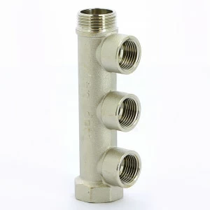 Коллектор НВ 3/4" никелированный ITAP 3 выхода 1/2"В 38мм