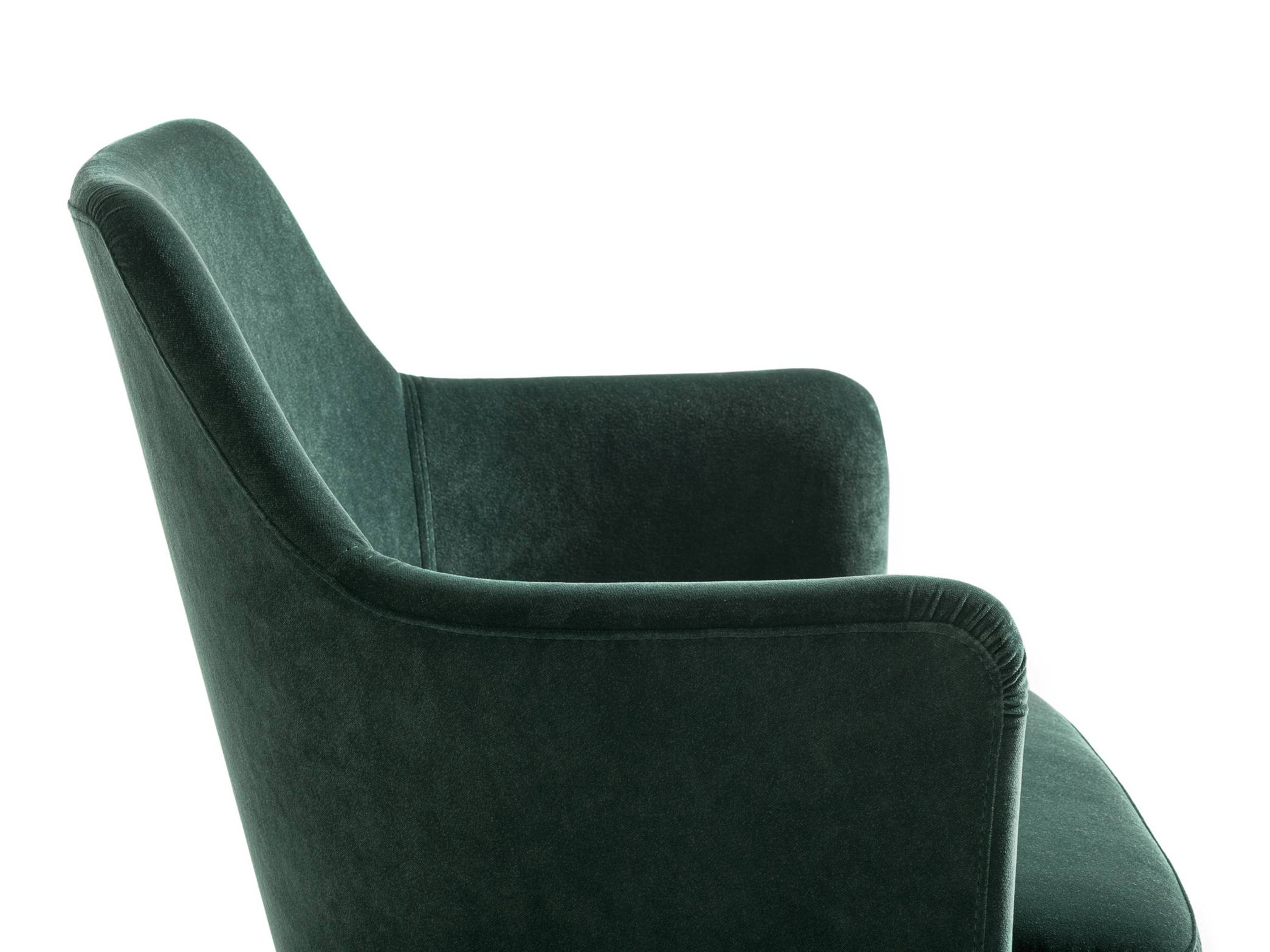 Тканевый стул с подлокотниками La Cividina велюр ARCH-00023883 - Вид №2