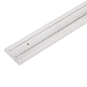 Карниз шинный двухрядный «Луи» в наборе 160 см цвет ваниль