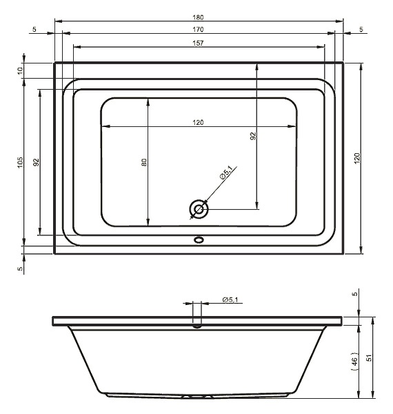 BB7700500000000_top1 Ванна Riho Castello Santreyd - Вид №5