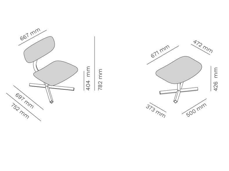 Кресло со стальными спицами Mara Typo ARCH-00079649 - Вид №19