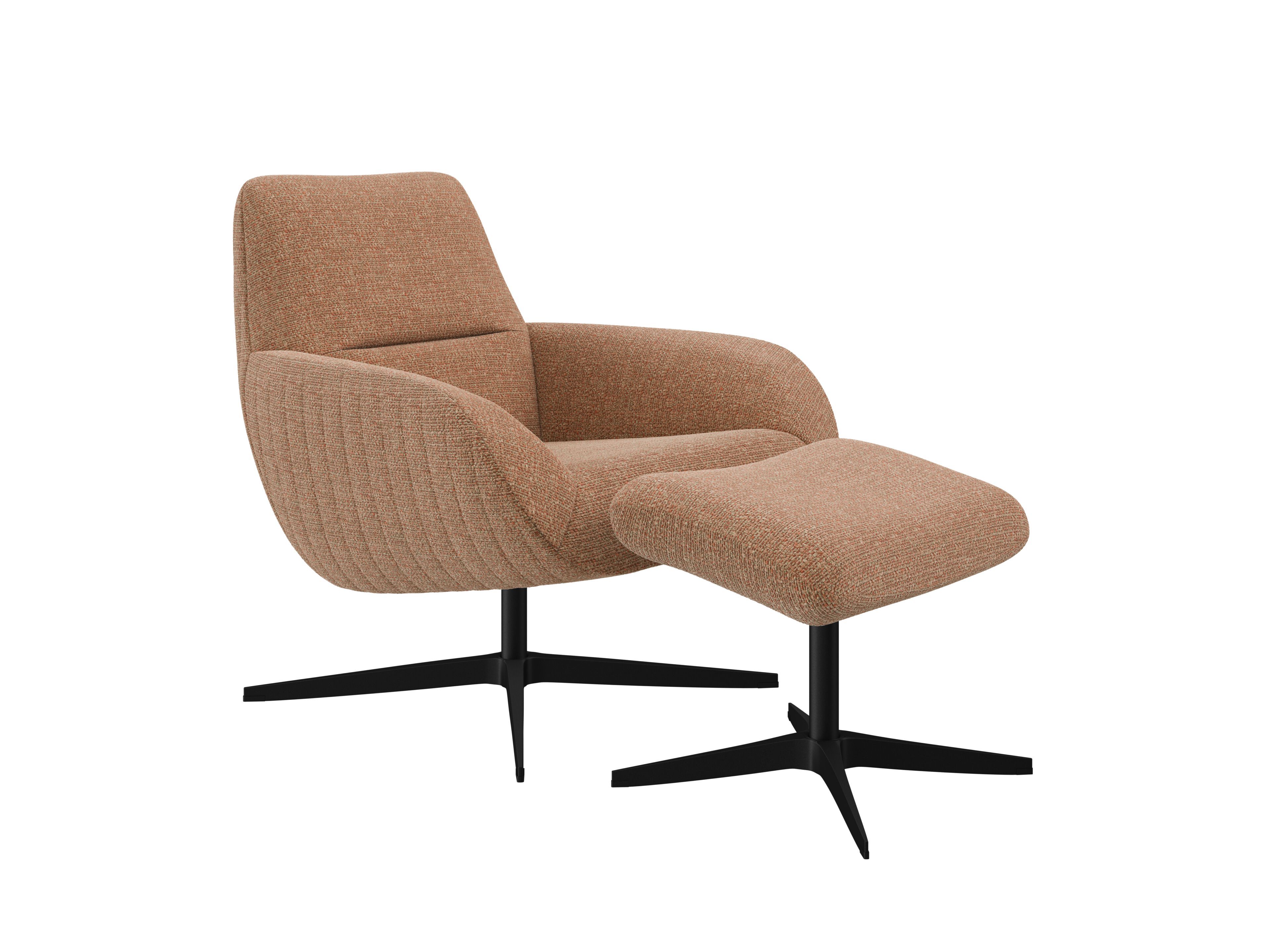 Тканевое кресло с подставкой для ног DÔME DECO Awaken ARCH-00039329