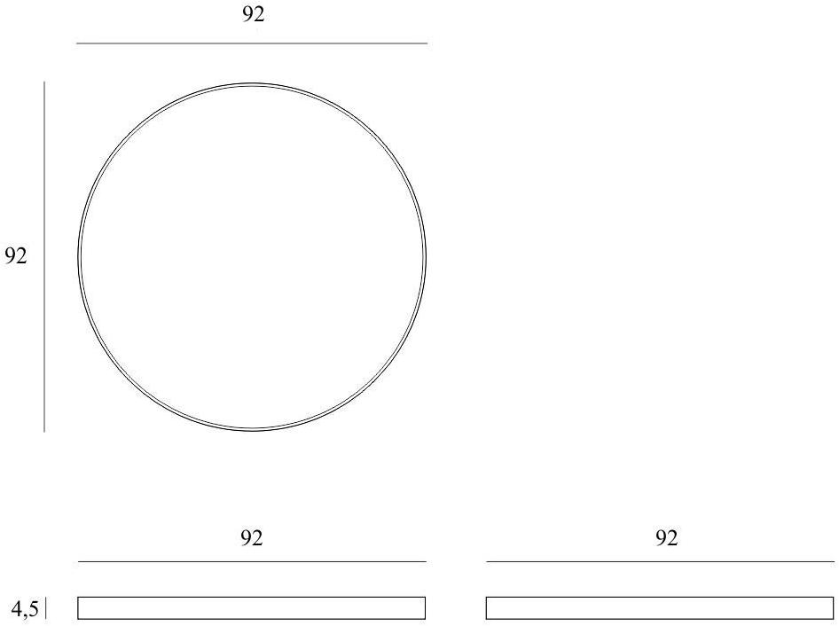 Ethnicraft Круглый поднос из дерева и стекла Classic 20403, 20331 - Вид №6