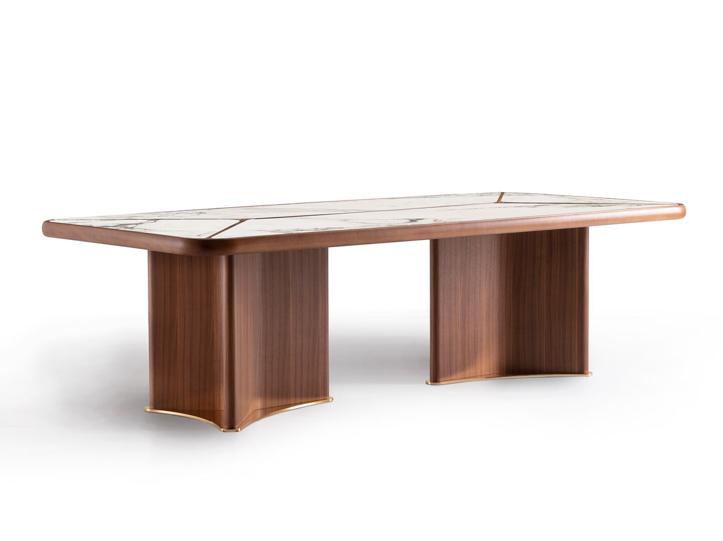 Прямоугольный стол из мрамора и грецкого ореха OPERA CONTEMPORARY LEWIS ARCH-00120074 - Вид №1