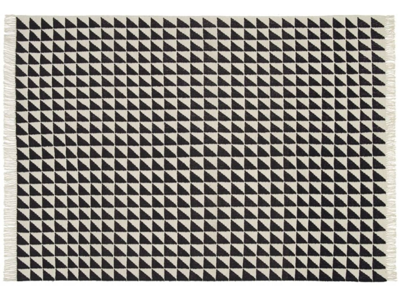 Прямоугольный шерстяной ковер с геометрическим рисунком e15 IZA ARCH-00059936