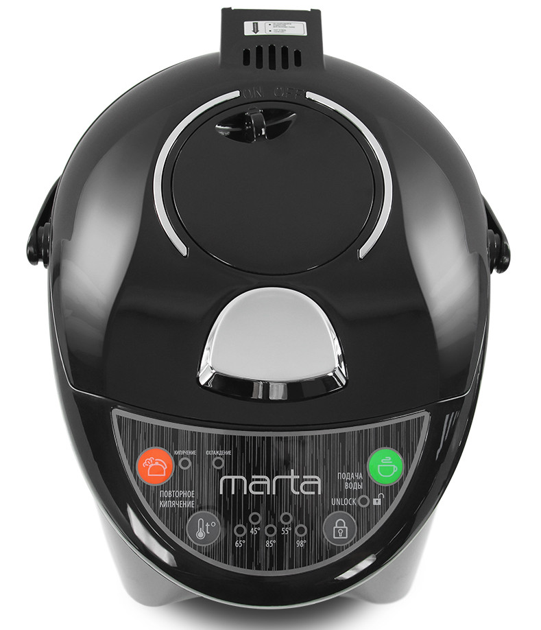 9052767 Термопот MARTA MT-1999 черный STDN-0099819 - Вид №3