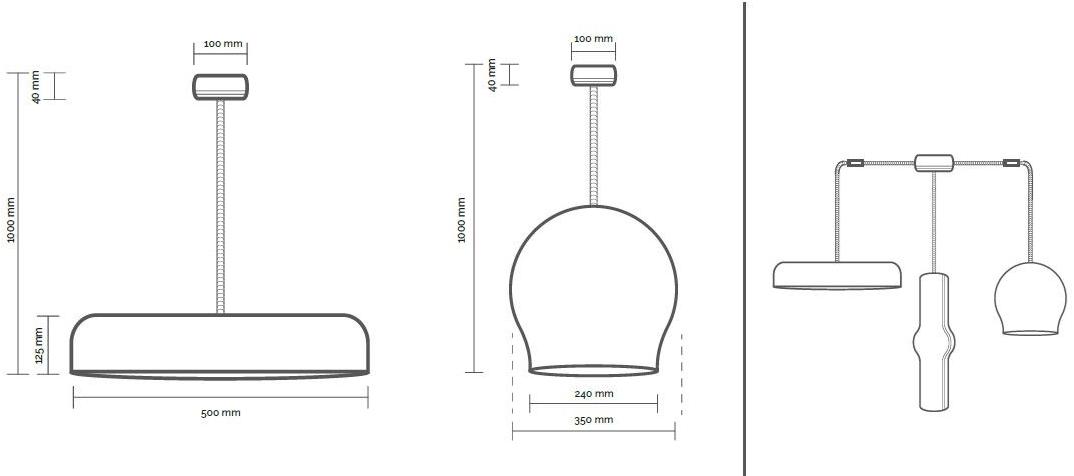 Moretti Luce Подвесной светильник из алюминия Tulip sun-id-1350104 - Вид №3