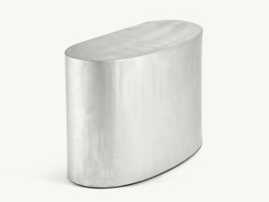 Алюминиевый овальный журнальный столик