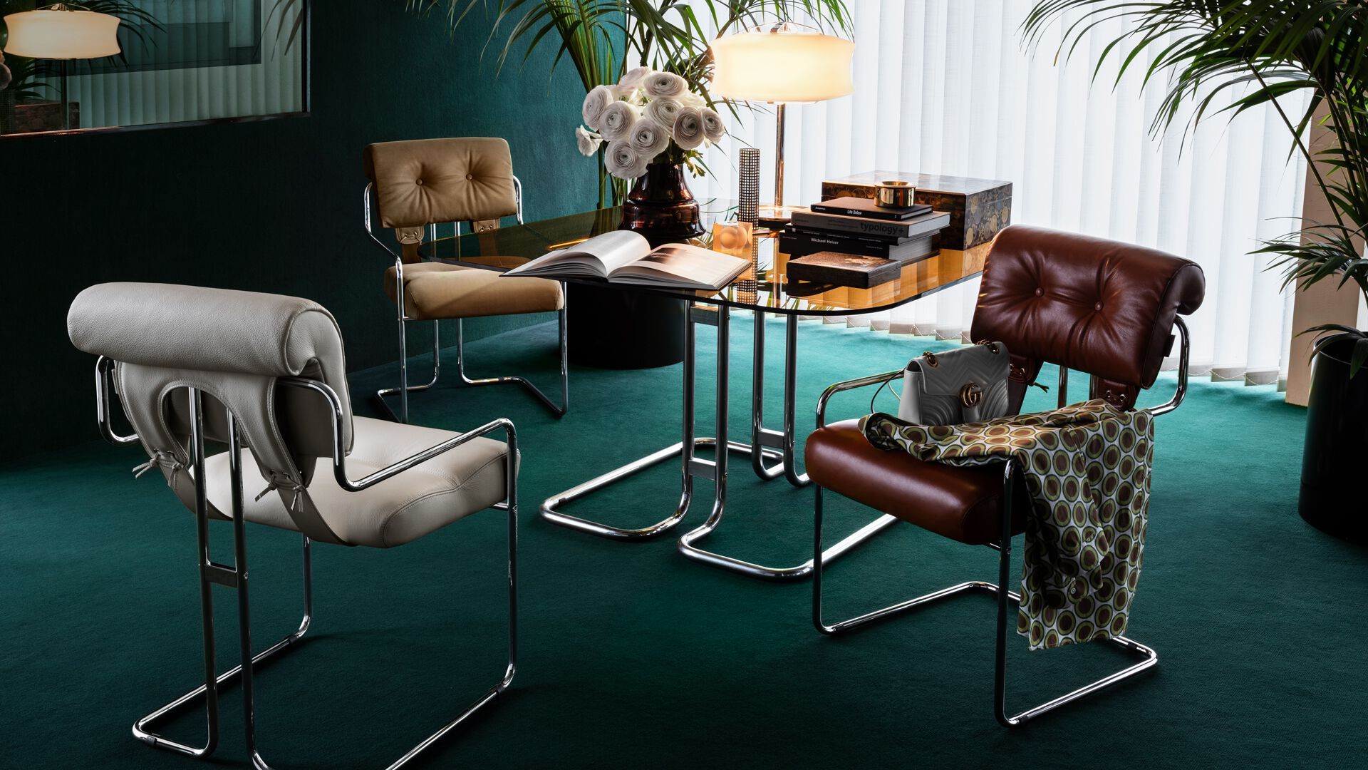 Мягкий консольный стул с подлокотниками i 4 Mariani Tukroma ARCH-00139511 - Вид №11