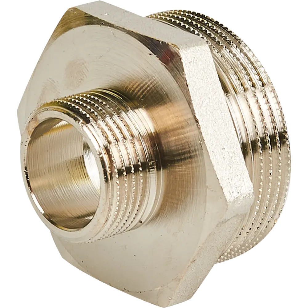 Ниппель переходной Stout 1 1/2"x3/4" НР мм латунь SFT-0004-011234 82238823 STLM-2181320 