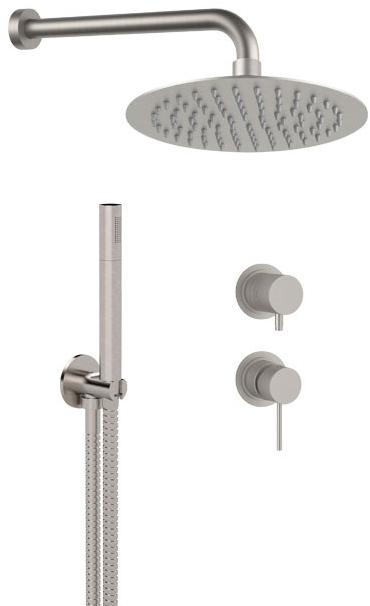 Remer Rubinetterie Душевой набор из нержавеющей стали с лейкой X style inox sun-id-1386123 - Вид №3