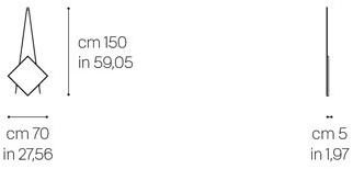 Grilli Квадратное зеркало  750301  - Вид №1