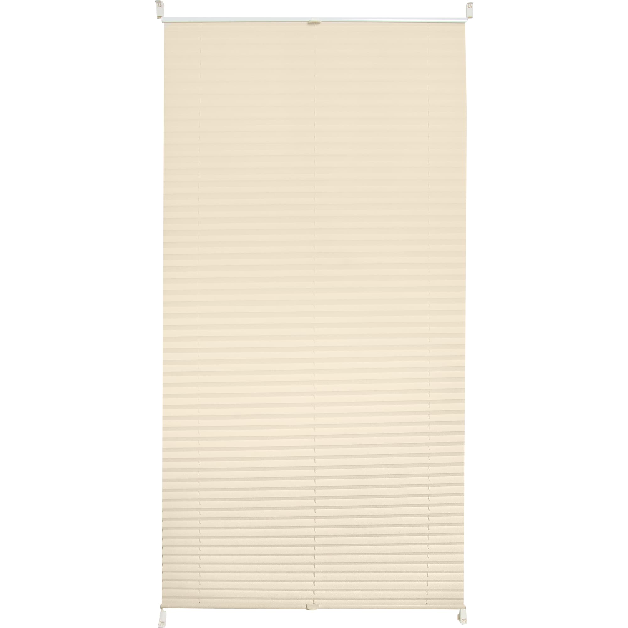 82057282 Штора плиссе «Плайн», 75х160 см, текстиль, цвет экрю Santreyd 