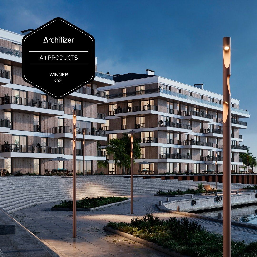 Стальной светодиодный светильник Corten™ Louis Poulsen Flindt ARCH-00076052 - Вид №1