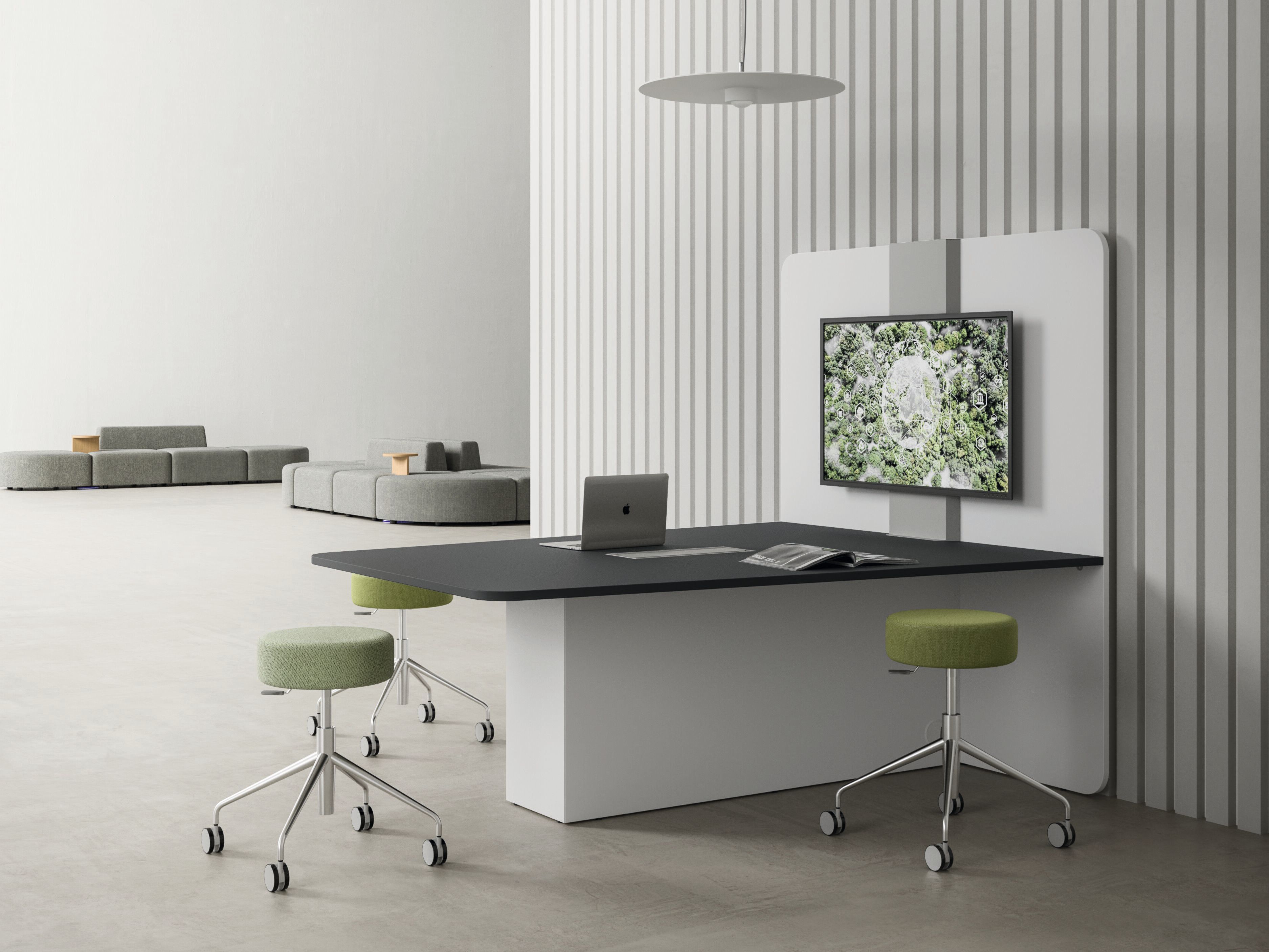 Стол / Стол для совещаний из меламина DVO E-MEDIA ARCH-00021261