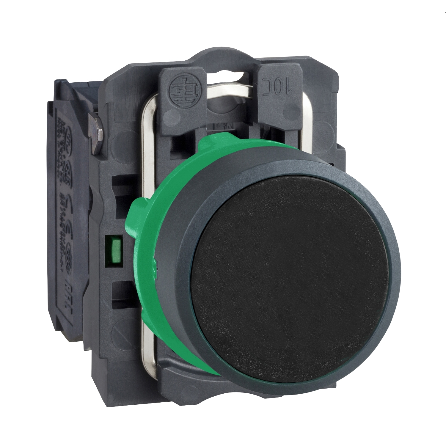 XB5AA21 Кнопка Harmony 22 мм, 220В, IP66, Черный Schneider Electric Кнопки и лампочки 