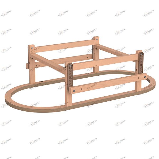 Маятник для детской кроватки бежевый Bed ELLIPSE ELLIPSE BED 257791 Бежевый Santreyd 