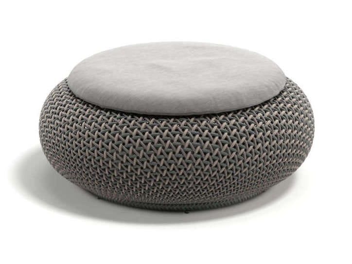 Синтетическое волокно круглый сад подножка DEDON ATOLO ARCH-00137751