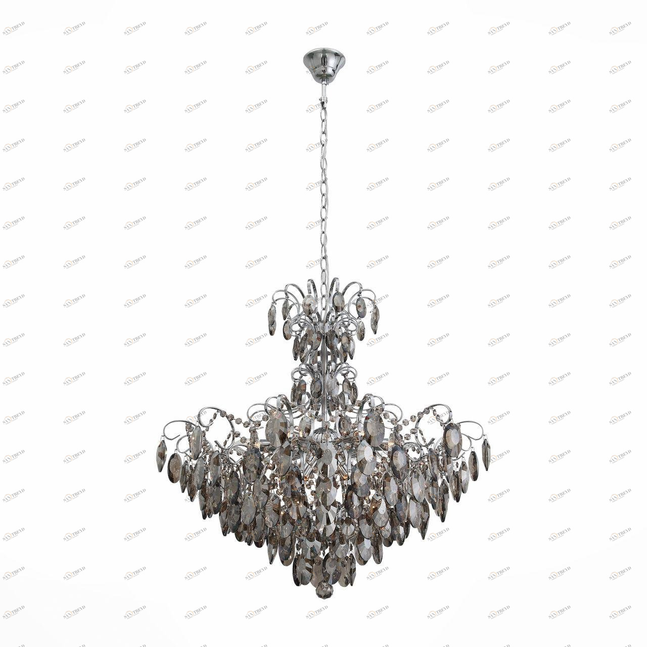 Подвесная люстра ST Luce Orecchini SL846.103.09 ST LUCE ДИЗАЙНЕРСКИЕ, ORECCHINI 109224 Серый 