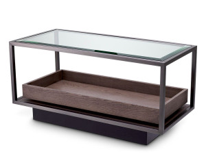 Прямоугольный журнальный столик с подносом