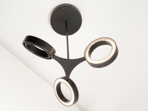 Регулируемая металлическая светодиодная потолочная лампа