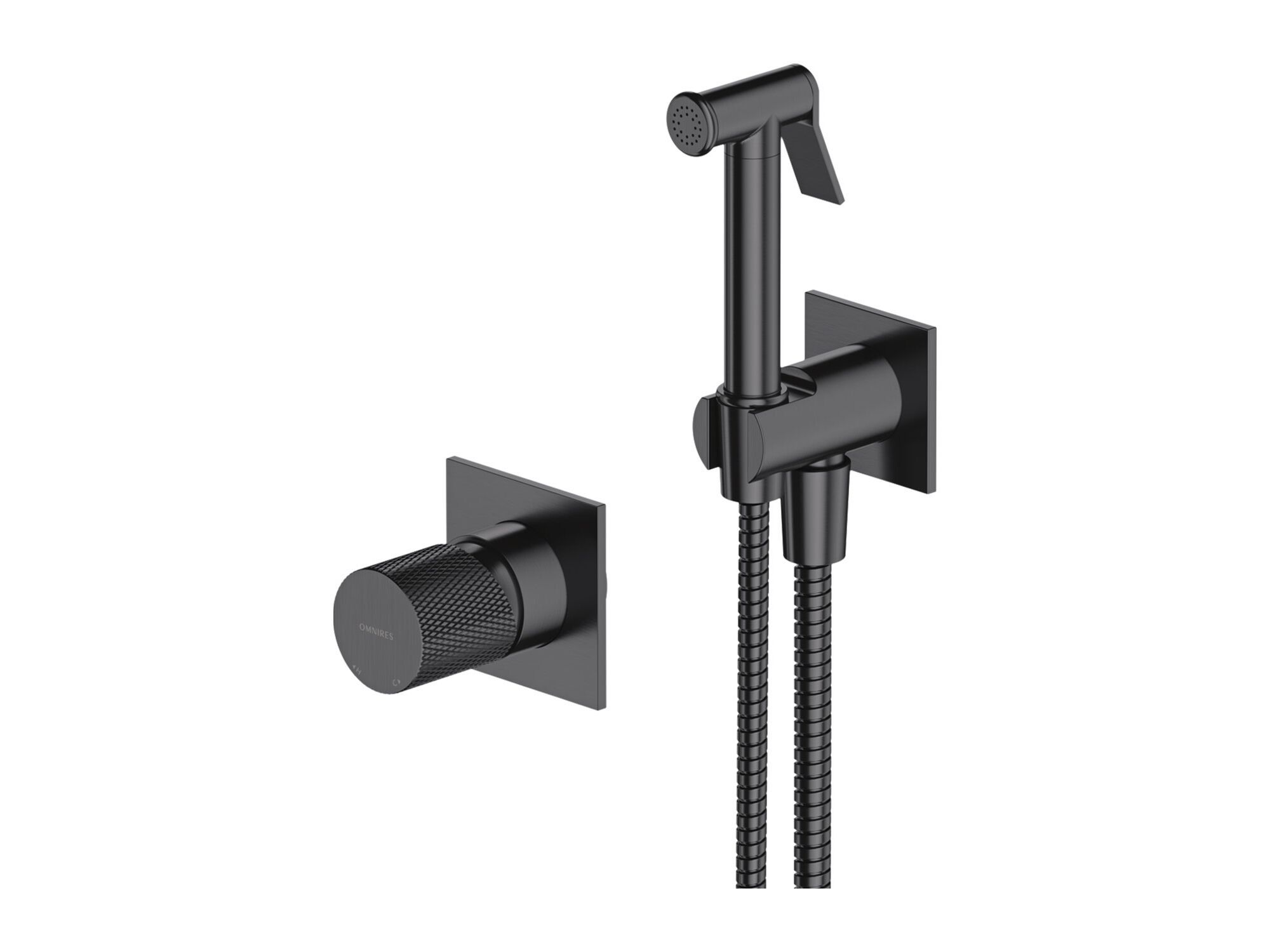 Настенный смеситель для биде с ручным душем OMNIRES CONTOUR SYSCTBI1 ARCH-00076890 - Вид №1