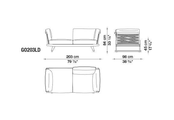 Ткань сад диван с полуостровом B&B Italia Outdoor Чт ARCH-00073529 - Вид №17