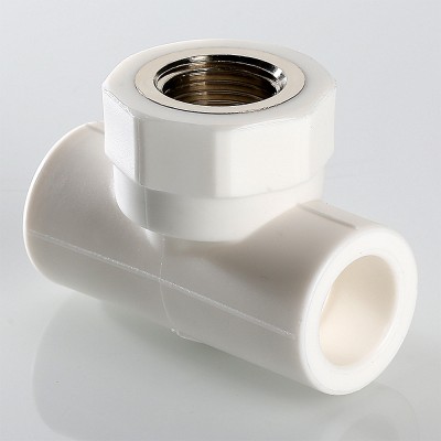 VTp.732.0.03204 Фитинг полипропиленовый – тройник с переходом на внутреннюю резьбу Valtec 32 мм х 1/2"  - Вид №5