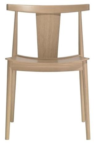 Andreu World Штабелируемый стул из бука с открытой спинкой Smile Si0325 - Вид №1
