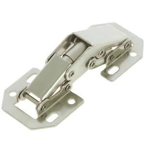 Петля мебельная быстрого монтажа Левша 12x80 мм сталь цвет цинк 2 шт.