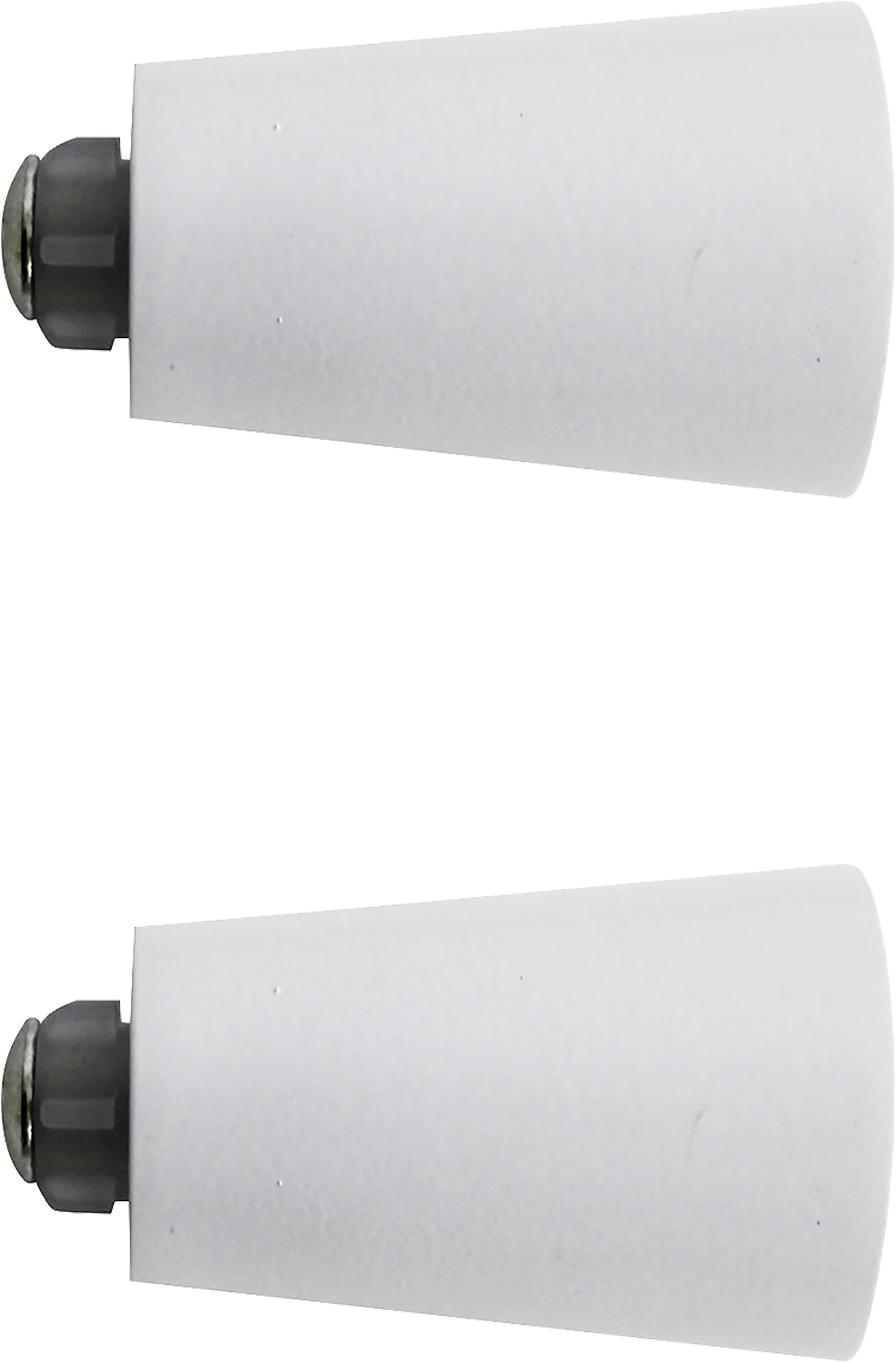 INSPIRE Наконечники «Поммель» для карнизов, белые матовые, 2 шт 82549301 STLM-0029518