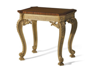 Деревянный прямоугольный журнальный столик