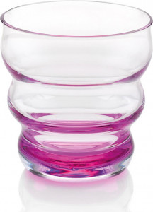 10575904 IVV Бокал для воды IVV "Волшебство" 370мл (фуксия) Стекло