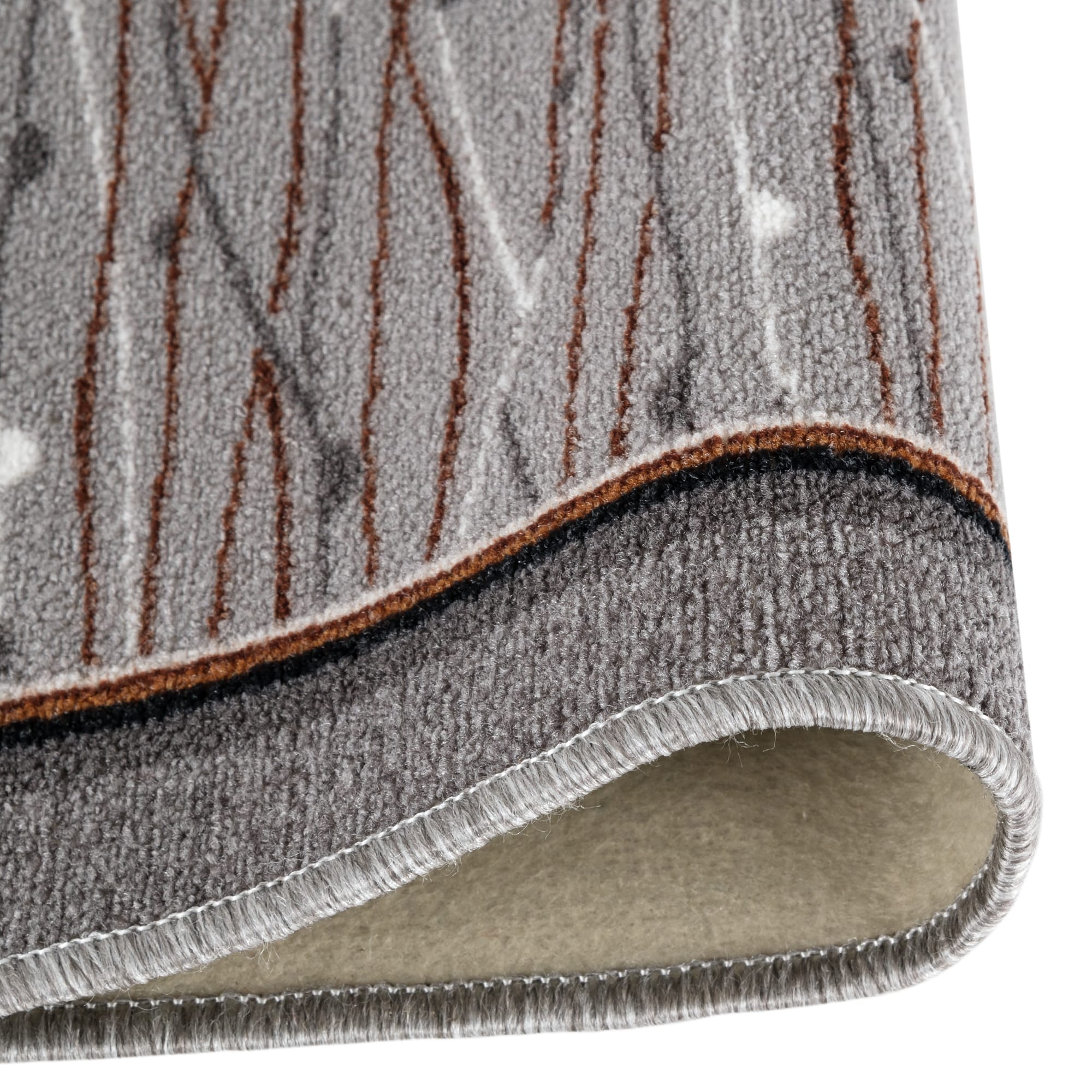 82406912 Дорожка ковровая «Лозанна» 1 м, цвет серый Santreyd  - Вид №2