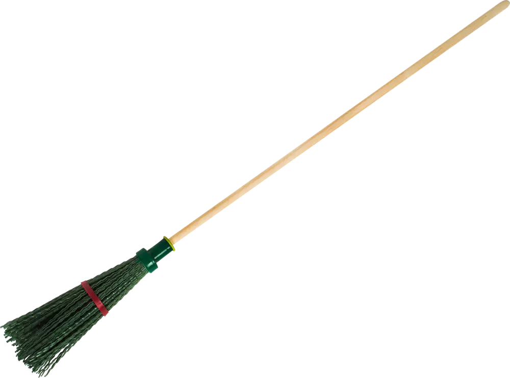 Santreyd Круглая садовая метла с деревянным черенком 14363523