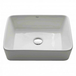 KCV-121 Накладная раковина на столешницу  прямоугольная Krausru