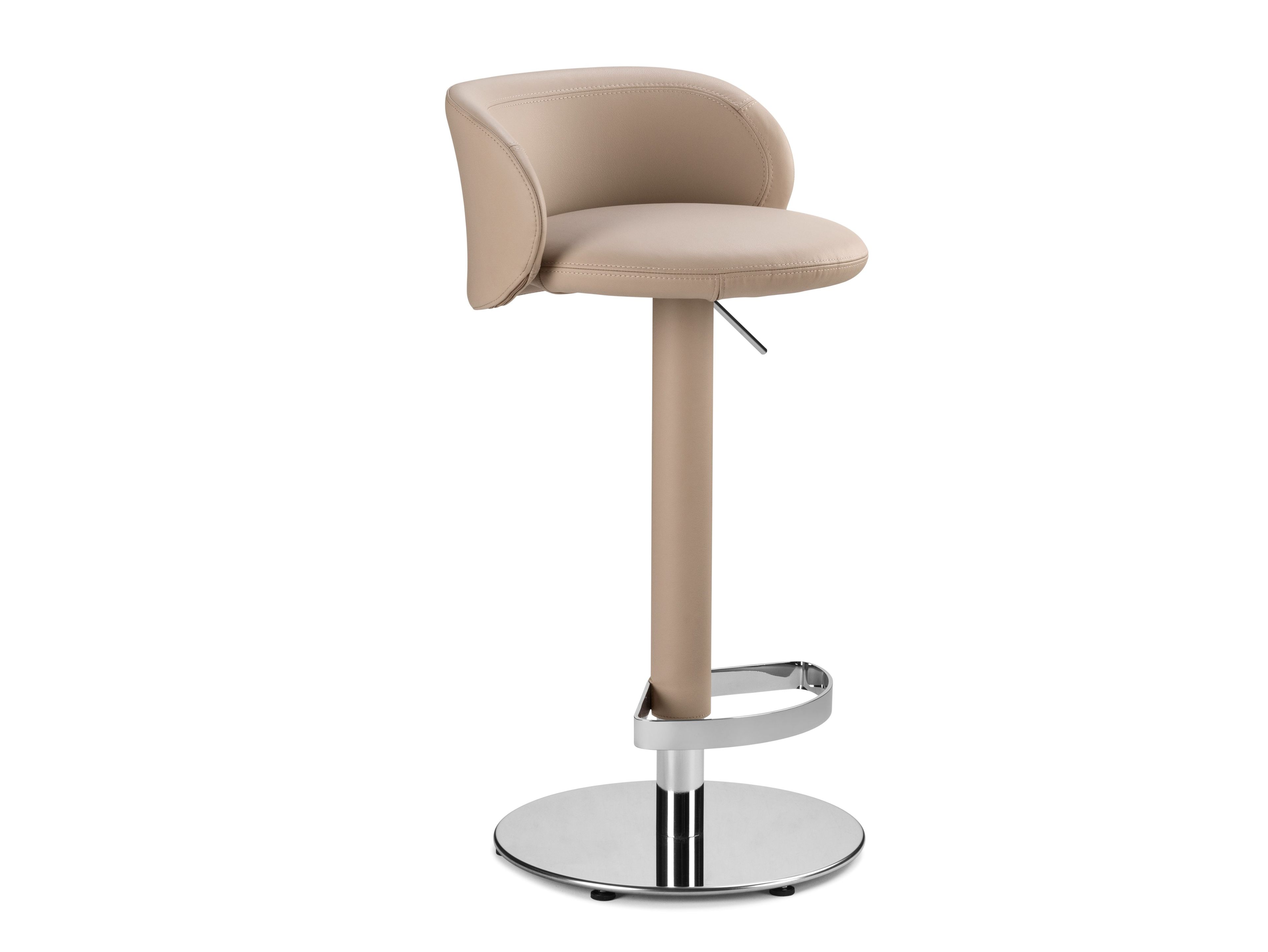 Кожаный поворотный стул GHIDINI1961 HILLARY ARCH-00077276 - Вид №5