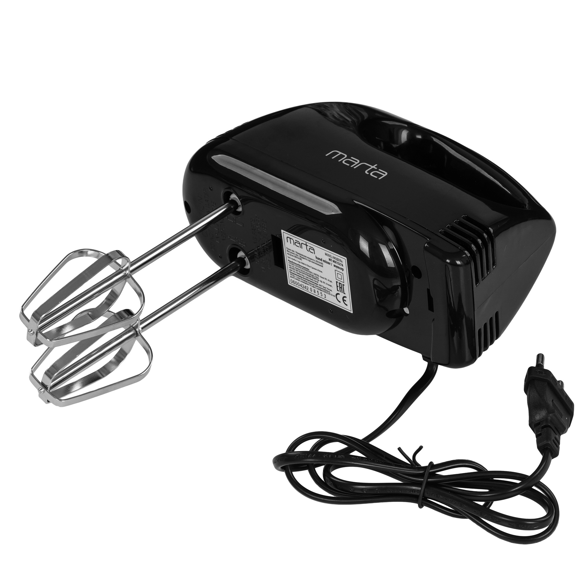 9058489 Миксер MARTA MT-MX1527A черный STDN-0071562 - Вид №5