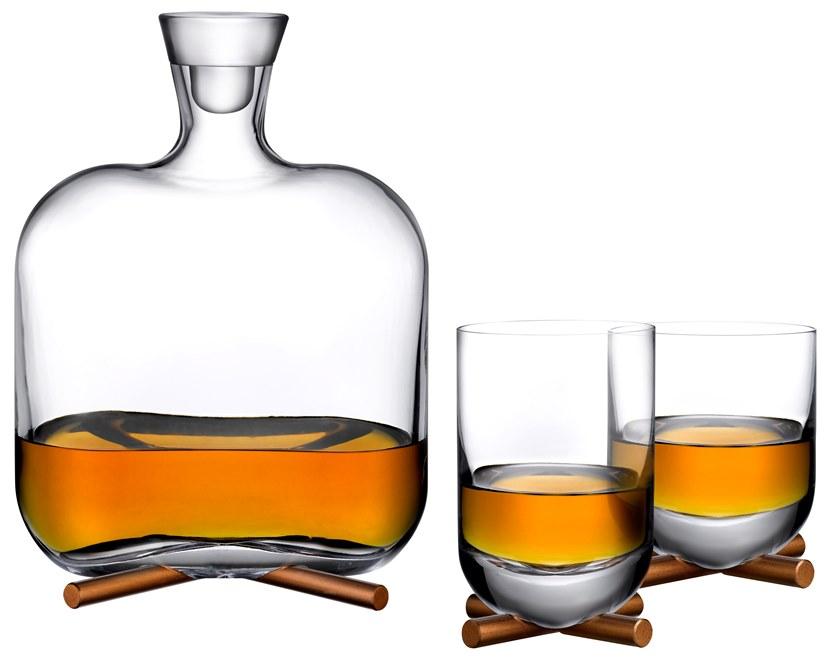 NUDE Хрустальный бокал для виски с латунным основанием Camp sun-id-1424757 - Вид №2