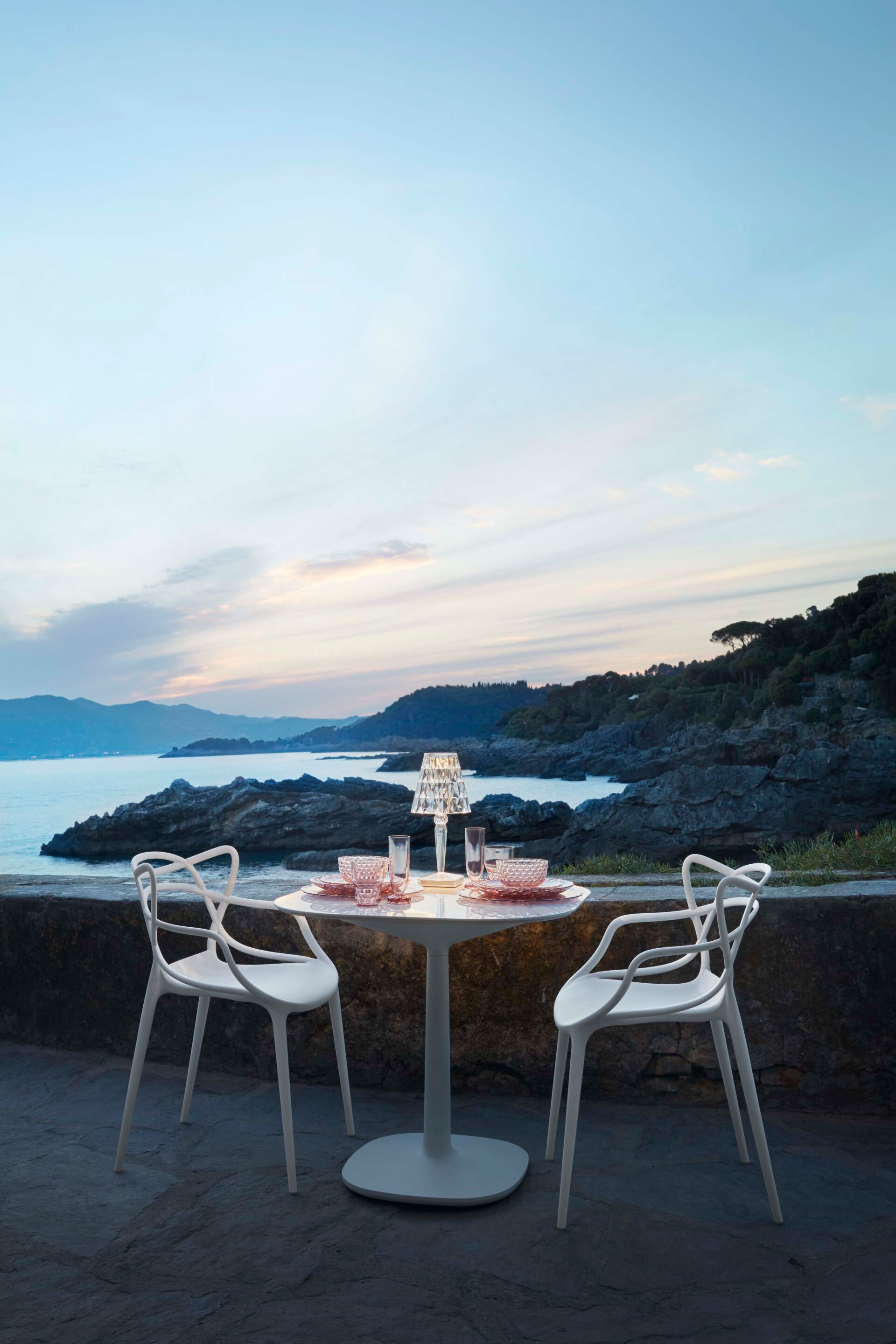 Набор круглых плит из инженерного пластика Kartell Jellies Family ARCH-00148295 - Вид №1