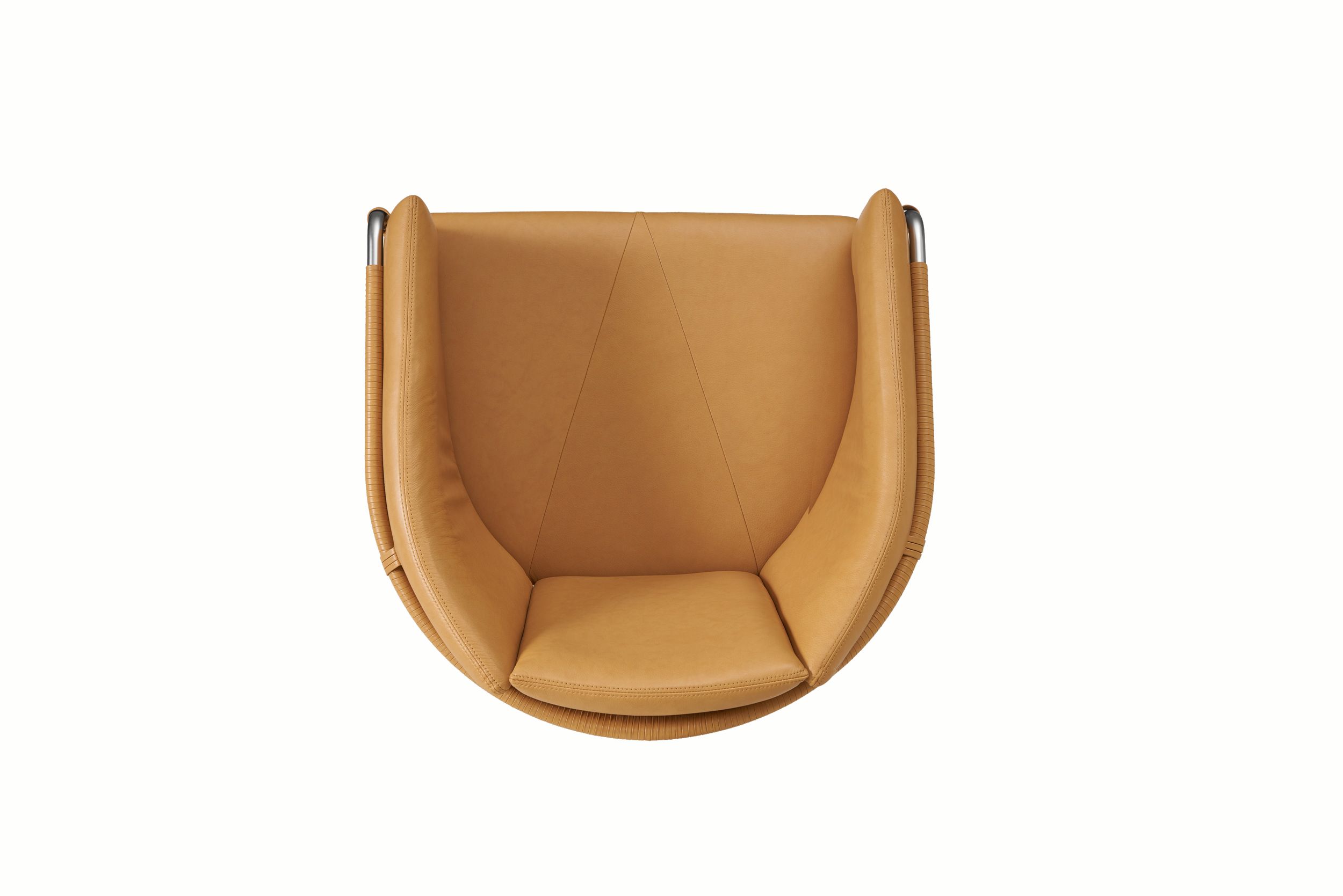 Мягкое кожаное кресло с подлокотниками BassamFellows ARCH-00068952 - Вид №11