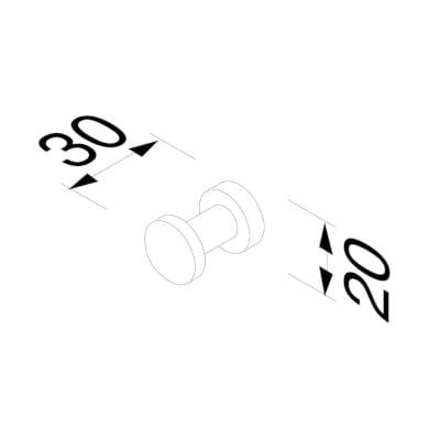 Металлическая вешалка для полотенец Geesa Nemox ARCH-00005413 - Вид №2