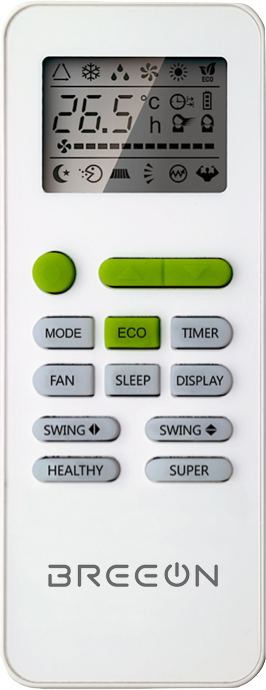 9113844 Кондиционер настенный сплит-система Breeon BRC-24TPI белый STDN-0053984 - Вид №9