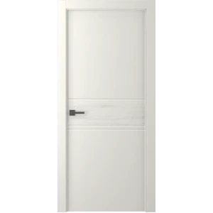 Дверь межкомнатная Твинвуд 2 глухая эмаль цвет жемчужный 70x210 см (с замком)